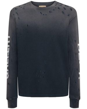 GALLERY DEPT. Urcle Long Sleeve Thermal T-Shirt - Blue