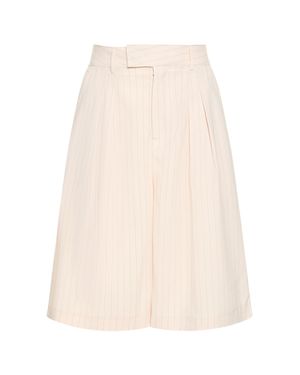 Frankie Shop Donna Shorts Vivian Plissé - Neutro