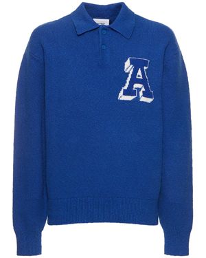 Axel Arigato Maglia team polo in misto cotone - Blu