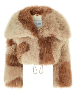 The Attico Donna Cappotto - Marrone