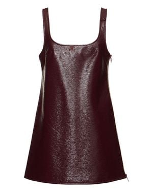 Courreges Donna Vestito Mini A-Line - Viola