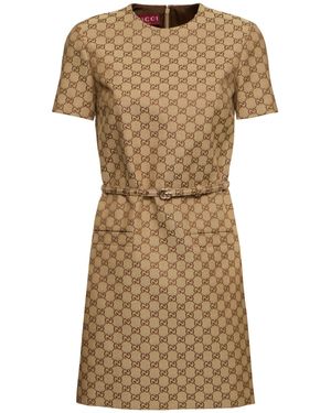 Robes courtes et mini Gucci pour femme Reductions en ligne jusqu a 25 Lyst