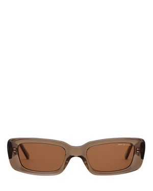 DMY STUDIOS Preston Squared Acetate Sunglasses - Brown