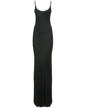 Rick Owens Donna Vestito Lungo Senza Maniche - Nero