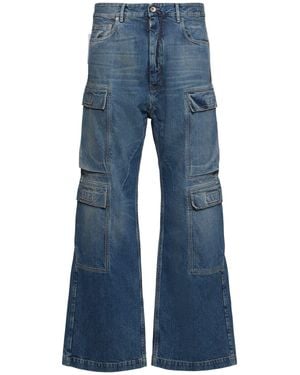 Rick Owens Uomo Jeans Cargo - Blu