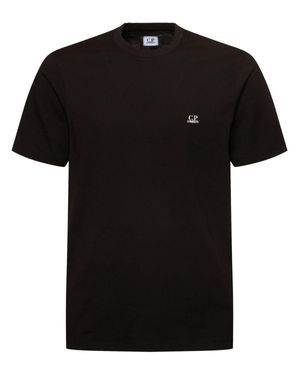 C.P. Company Uomo 30/1 Jersey Back Google T-Shirt - Nero