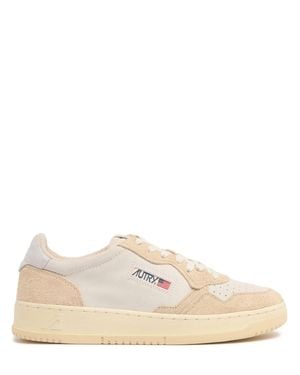 Autry Homme Sneakers Basses Medalist - Rose