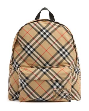Burberry Uomo Zaino Essential Check - Multicolore