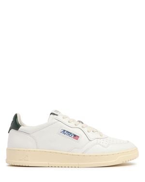 Autry Uomo Sneakers Low Top Medalist - Bianco