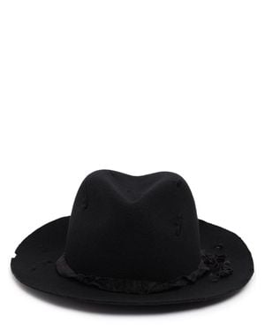 Yohji Yamamoto Hombre Gorro De Lana - Negro