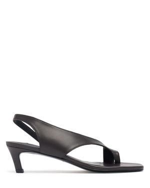 TOTEME 40Mm Leather Thong Sandals - Brown