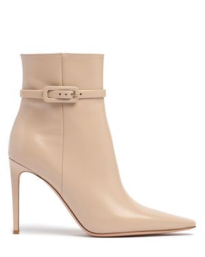 Gianvito Rossi Stivali tokio in pelle spazzolata 95mm - Neutro