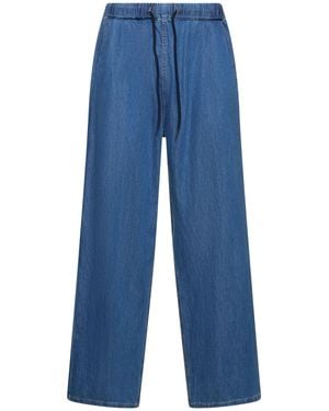 Frankie Shop Uomo Jeans Larghi - Blu