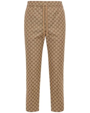 Gucci Pantalones acordonados GG - Multicolor