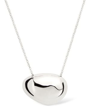 Otiumberg Femme Collier Long Pebble Unique - Blanc