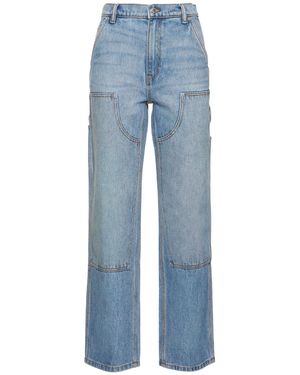 Alexander Wang Jeans vita bassa in denim - Blu