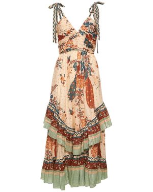 Ulla Johnson Vestito meera in cotone e viscosa stampato - Multicolore