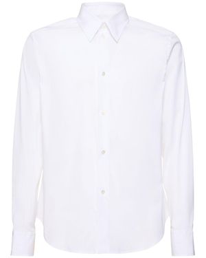 Lanvin Uomo Camicia Fitted - Bianco