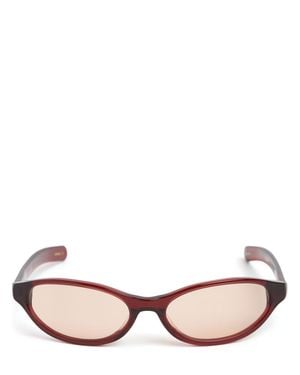 FLATLIST EYEWEAR Olympia Acetate Sunglasses W/ Brown Lens - Pink