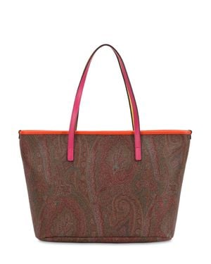 Etro Bolso De Algodón Con Estampado Paisley - Multicolor