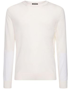 ZEGNA Uomo Maglia Girocollo High Performance - Bianco