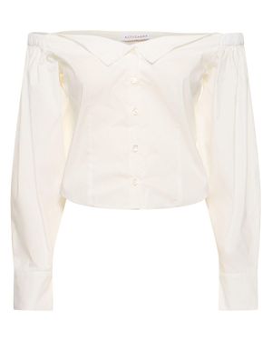 Altuzarra Crop top hailey in misto cotone - Bianco