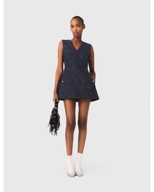 Maje Playsuit Dress - Blue