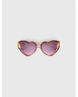 Maje Heart Sunglasses - Pink