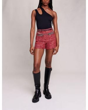 Maje Cutaway Top - Red