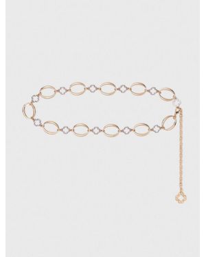 Maje Clover Link Jewellery Belt - Natural
