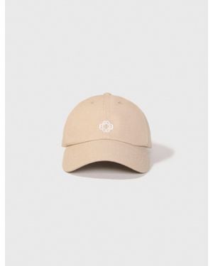 Maje Linen Hat - White