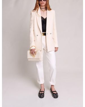 Maje Wide-Leg Jeans - Pink
