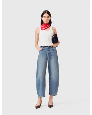 Maje Balloon Jeans - Blue