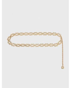 Maje Chain Belt With New Link - Natural