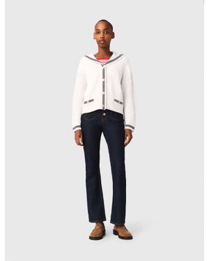 Maje Denim Jeans With Pockets - White