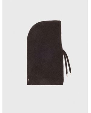 Maje Yak Wool Balaclava - Brown