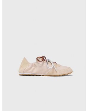 Maje Basket En Nylon À Multi-Lacets - Blanc