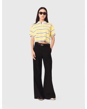 Maje Flared Trousers - Pink