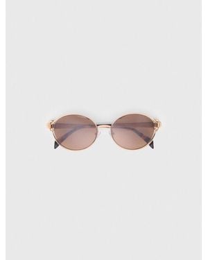 Maje Round Sunglasses - Pink