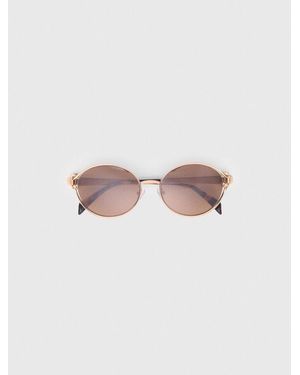 Maje Runde Sonnenbrille - Pink