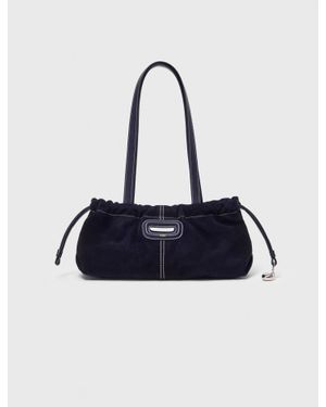 Maje Milpli Gazette Velours Abgesteppt - Blau