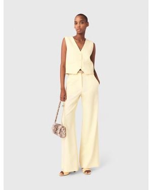 Maje Suit Trousers - Natural