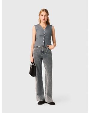 Maje Jewel-Button Tailored Jacket - White