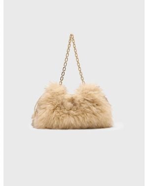 Maje Fur-Effect Milpli - Natural