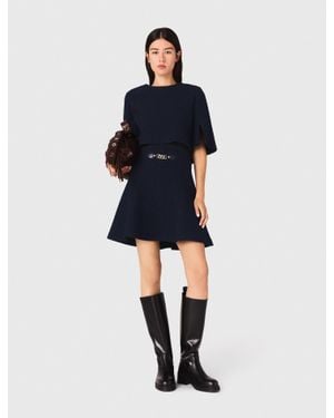 Maje 2-In-1 Tweed Dress - Black