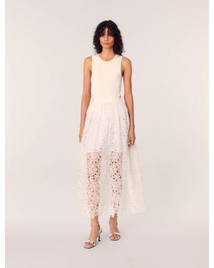 Maje Backless Jewelry Neck Bodysuit - Pink