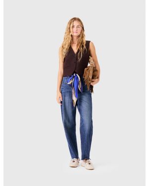 Maje Karottenjeans Mit Twilly - Blau