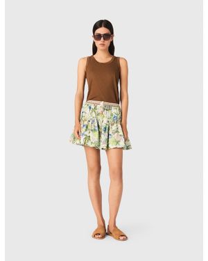 Maje Tanktop Aus Rippstrick - Weiß