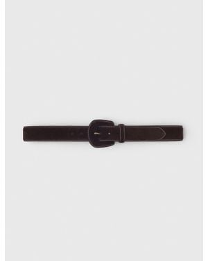 Maje Suede Belt - Multicolor