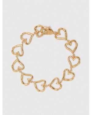 Maje Goldener Herzarmband Aus Messing - Natur